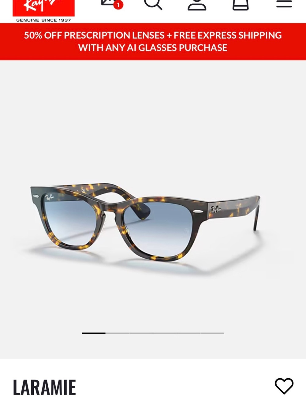 Raybans laramie turquoise shell sunglasses